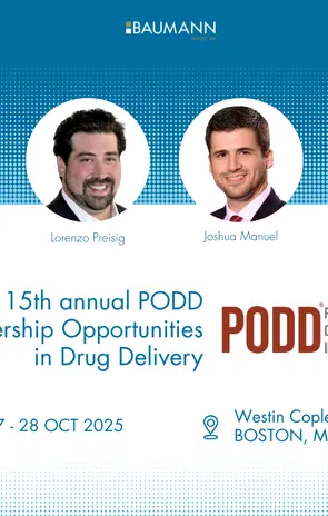 PODD 2025 - Partnership Opportunities in Drug Delivery