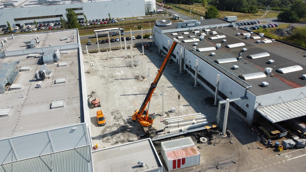 BAUMANN achieves big milestones on the construction of new production hall in Karviná, Czech Republic BAUMANN achieves big milestones on the construction of new production hall in Karviná, Czech Republic